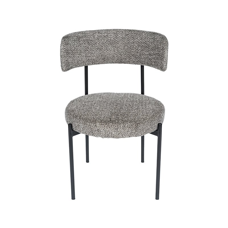Ferrum frame, mollis pulvillis simplex fabricae triclinium Cathedra - Green / Gray