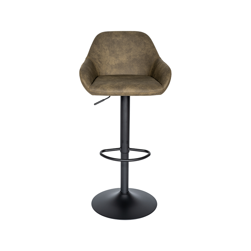 Gray / White / Brown Fabricae Bar STOUM cum Backrest, Altitudo Populus